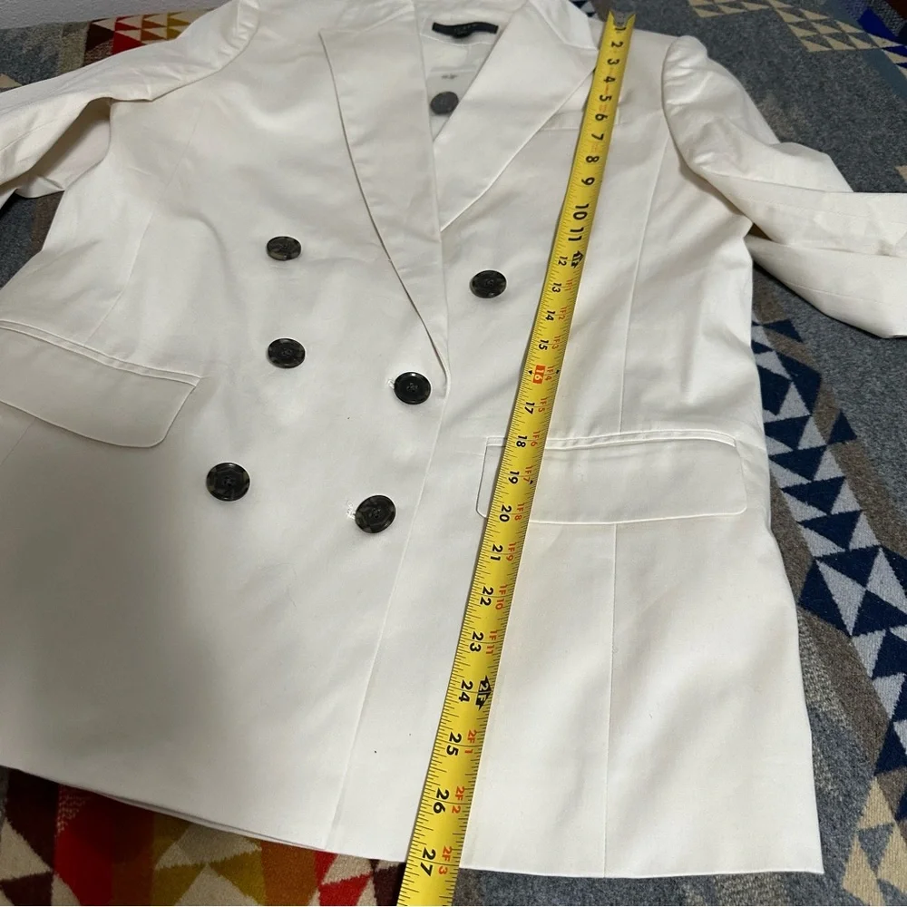J.Crew Double Breasted Alfie Blazer lightweight chino cream size 8 new no tag